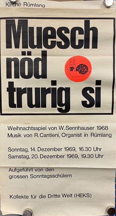 Musst nicht Traurig sein Plakat Kaufen auf Ricardo