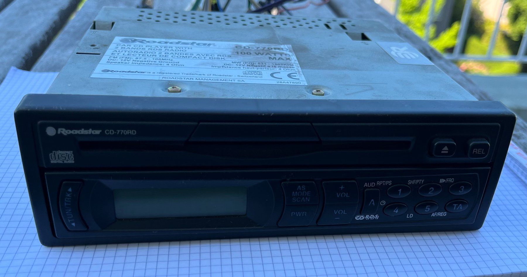 Radio: Autoradio CD Raodstar CD-770RD – Usato da Herrliberg venduto da Imperial1970