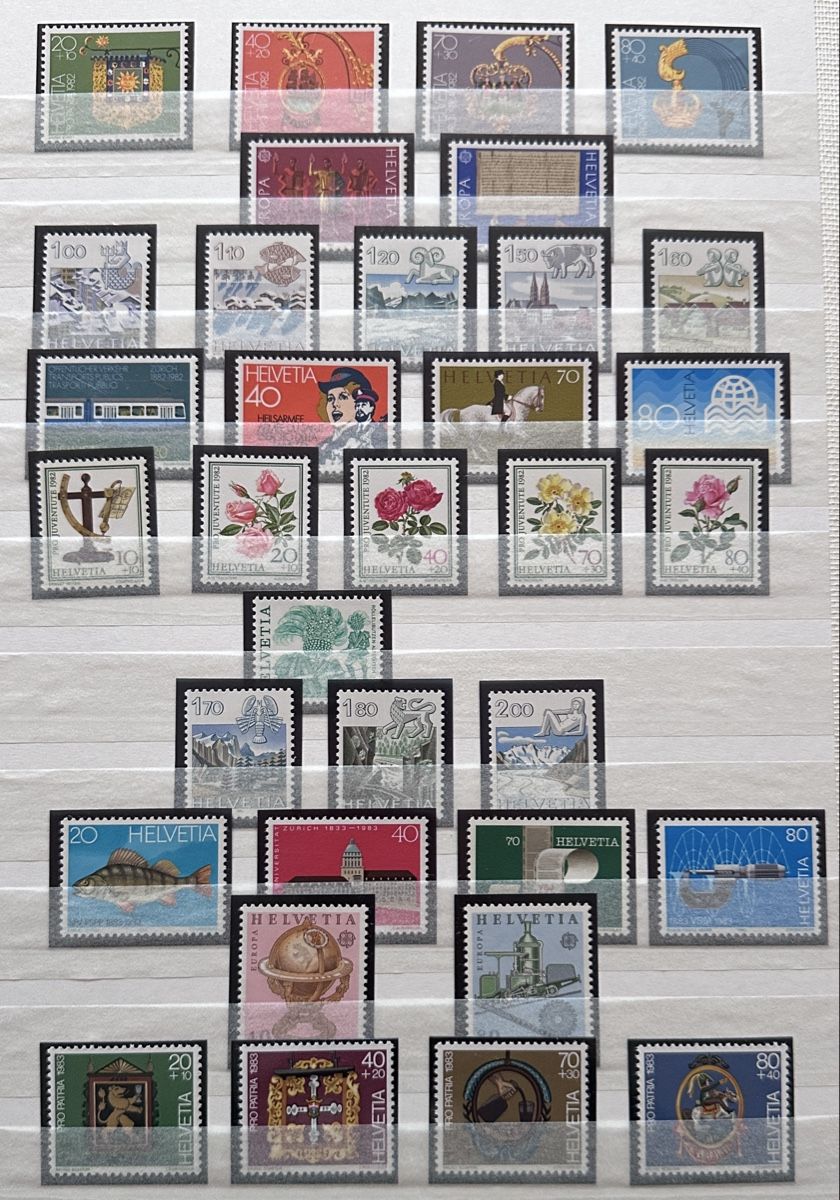 Tutti i francobolli: Schweizer Briefmarken - neu – Nuovo e nell'imballaggio originale da Volketswil venduto da tgdegma5 3