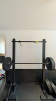 Profi Power Rack + Olympia Langhantel + 107.5 kg Plates