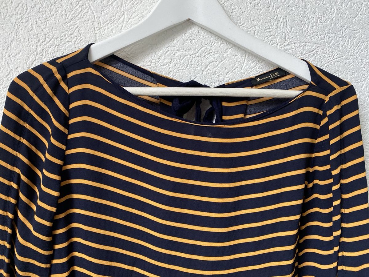 Massimo Dutti Camicette: Massimo Dutti Bluse d. blau,orange, grün, ca. Gr. M, elegant – Usato da Homberg b. Thun venduto da Homata 1