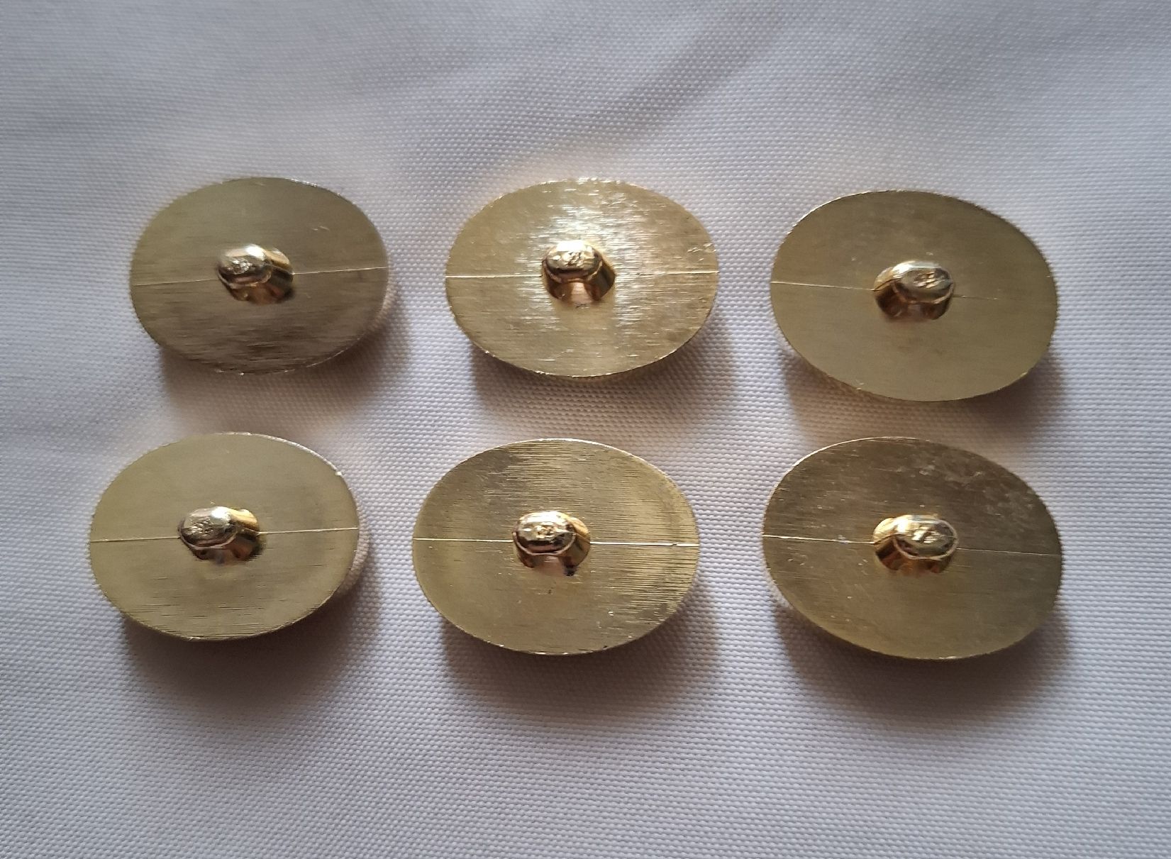 Bottoni: 6 elegante Knöpfe, oval, 29 mm. – Usato da Dietikon venduto da Hirschkopf 5