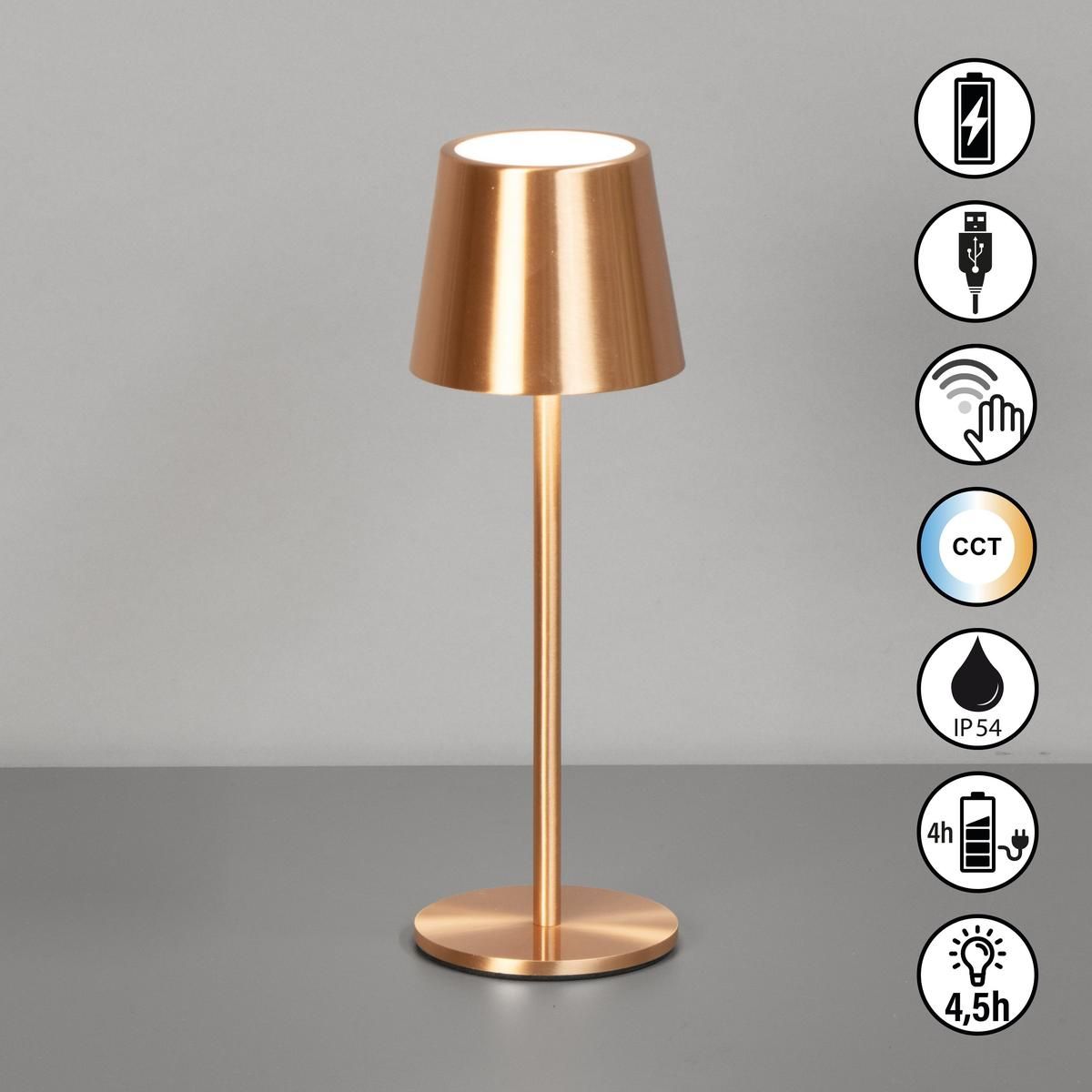 Lampade: Aussen Tischleuchte, Kupfer, 28 cm Höhe – Nuovo (secondo la descrizione) da Kreuzlingen venduto da Smart-Light 2