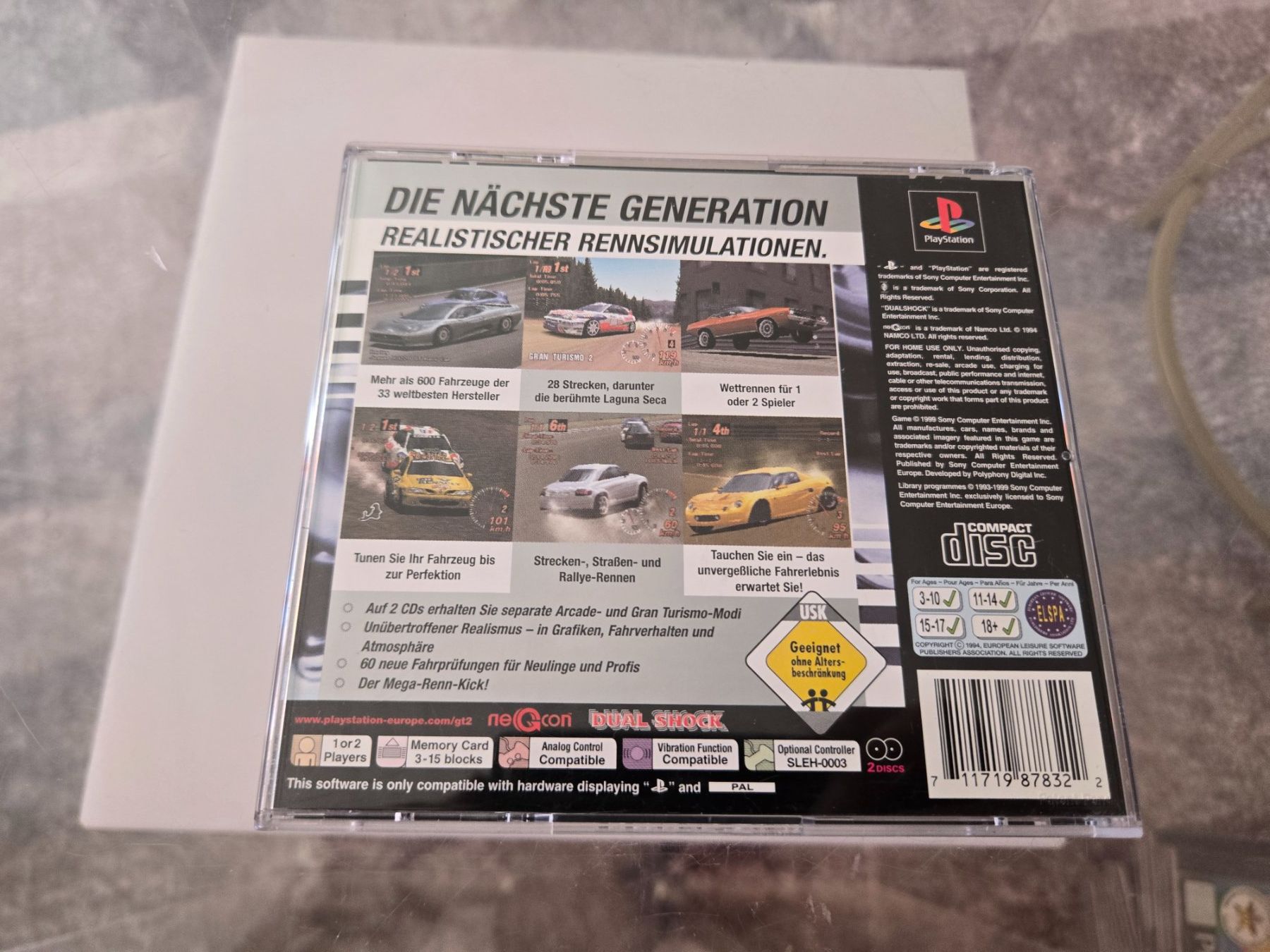Giochi: Gran Turismo 2 PS1 – Usato da Bussigny venduto da Kfdlt 1
