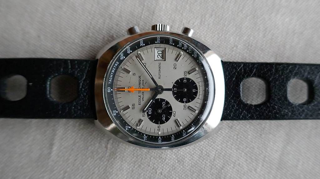 Orologi: Chronographe vintage Ecole Technique Vallée de Joux – Usato da panex venduto da Funkycoucou 1