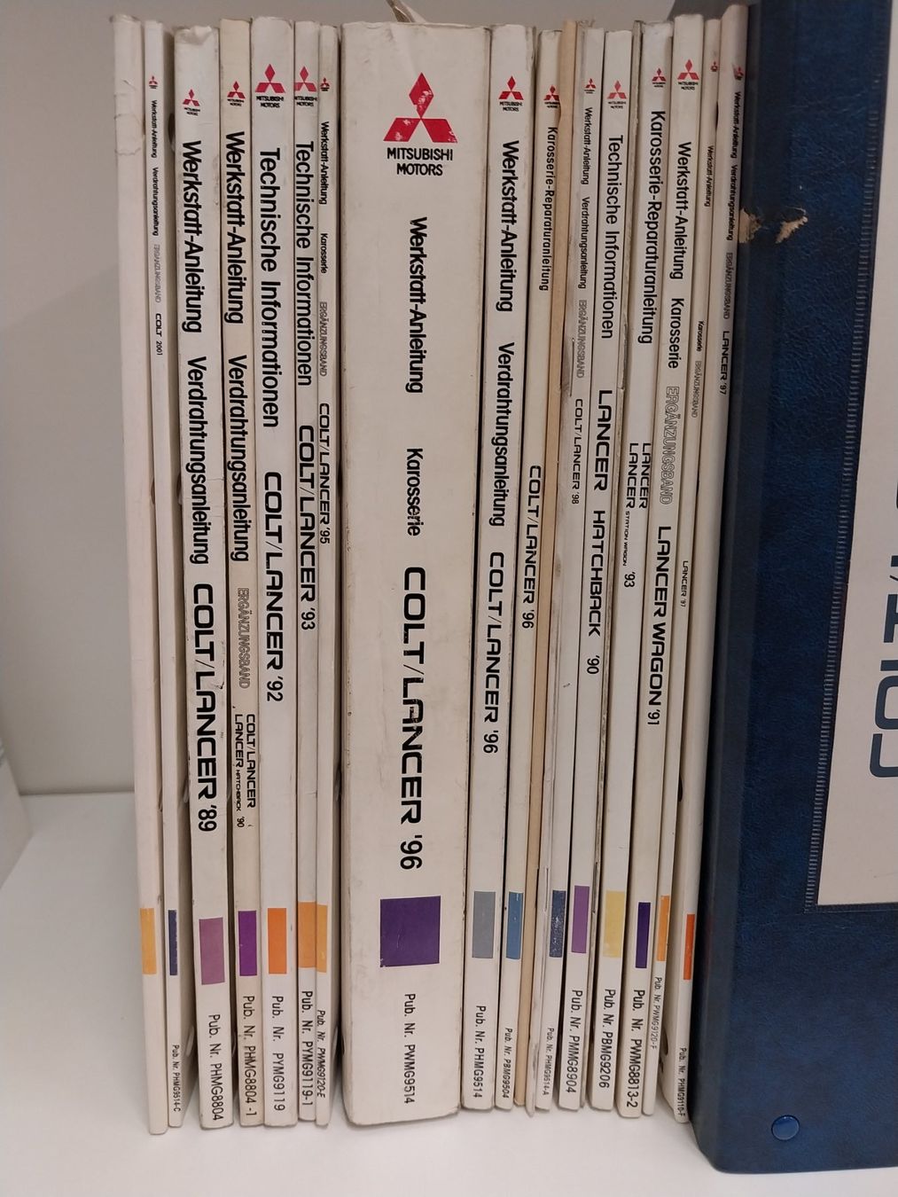 Mitsubishi Documenti: Mitsubishi Colt/Lancer Werkstatthandbücher – Usato da Weingarten-Kalth venduto da Bettelbruenneli 1