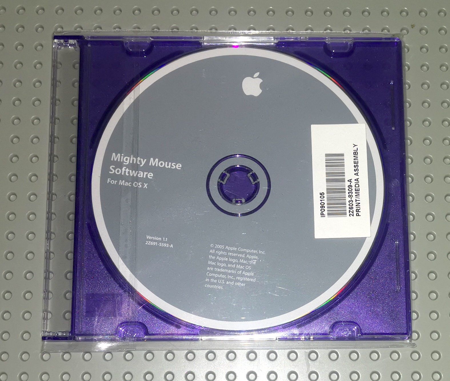 Apple Software: Apple Mighty Mouse Software-CD für Mac OS X (2005) – Gebraucht aus Degersheim von uGod 2
