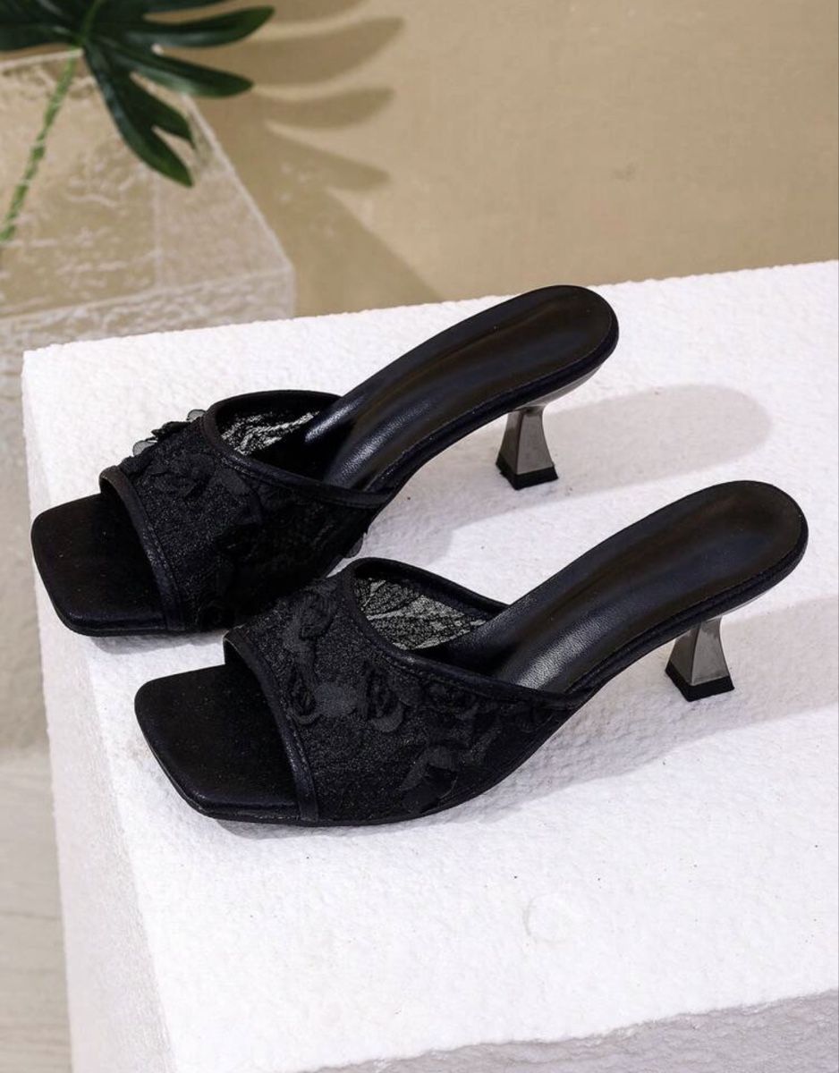 Shein Damenschuhe: Sandales noires à talon – Neu (gemäss Beschreibung) aus Neuchâtel von xiao_bei 1