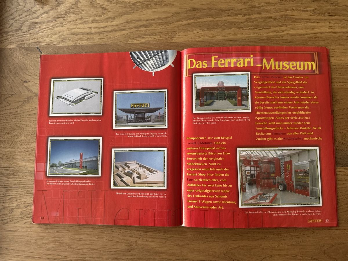 Panini Album: Ferrari stickers Panini – Usato da Biel Bienne venduto da Fgregorio 3