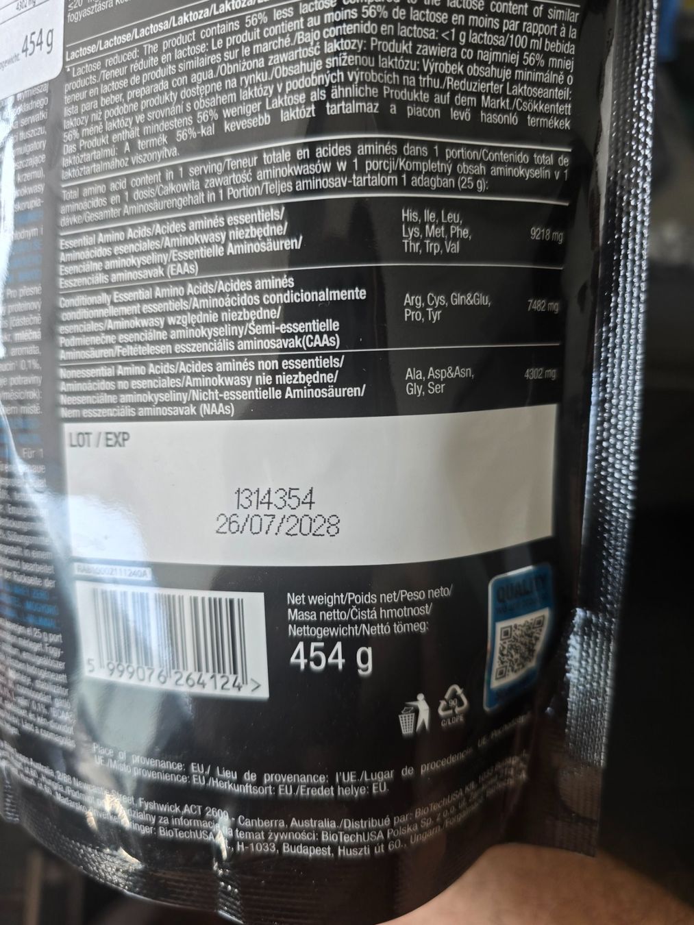 Cibi & Specialità: 450g Isolate Whey Zero Biotechusa & sponser Whey Isolate 94 – Usato da Cham venduto da GianniQ 1