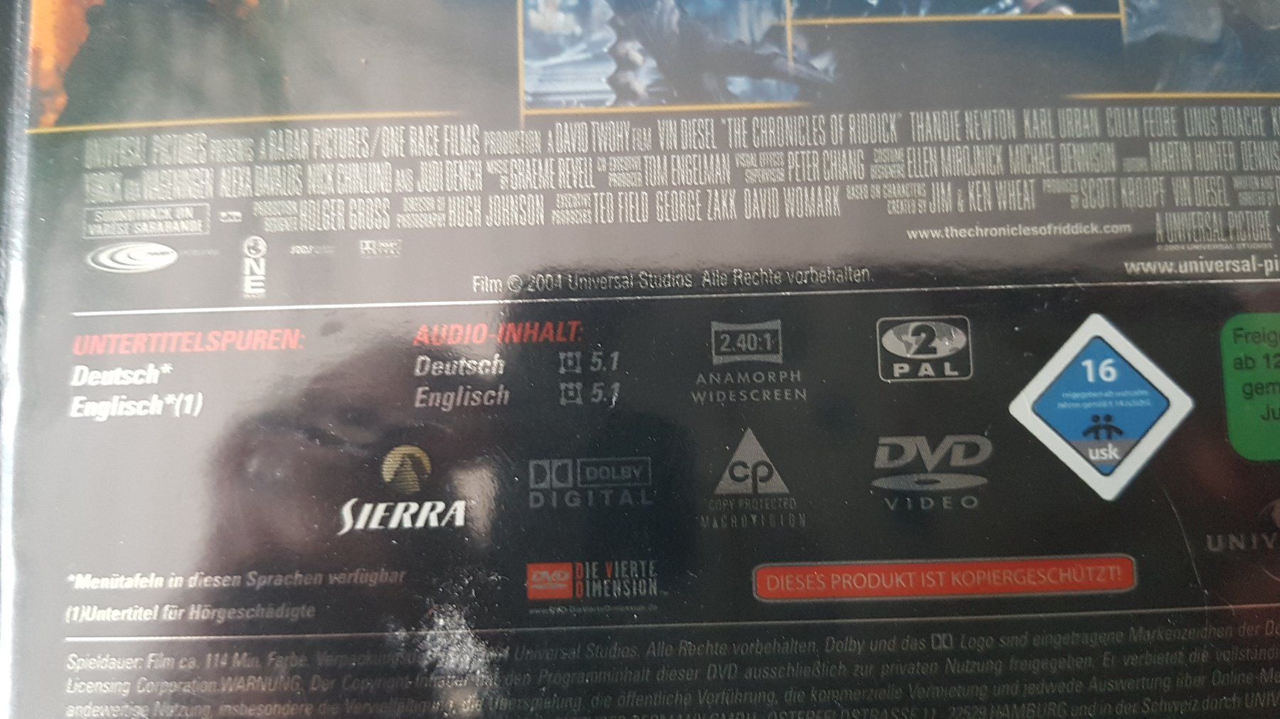 Tutti i DVDs: DVD Riddick / Vin Diesel – Usato da Oetwil am See venduto da fineli2 1