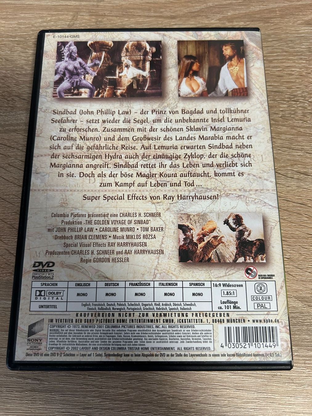 Tutti i DVDs: Sindbads gefährliche Abenteuer - DVD deutsch – Usato da Gasel venduto da doctor_doak 1
