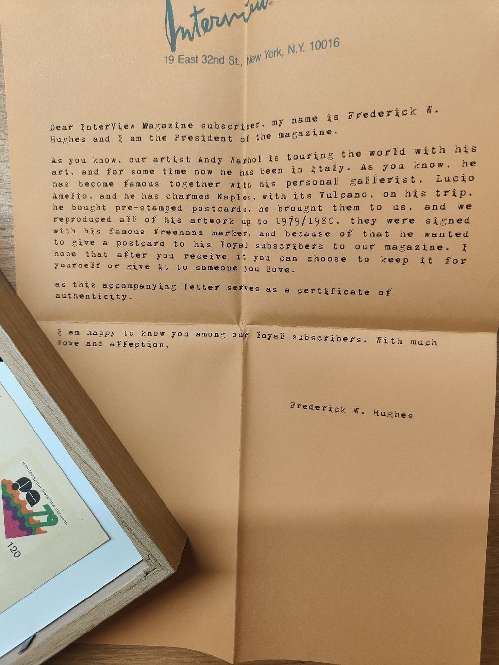 Dipinti: Andy Warhol signierte Postkarte – Usato da St.Gallen venduto da KunstGallen 3