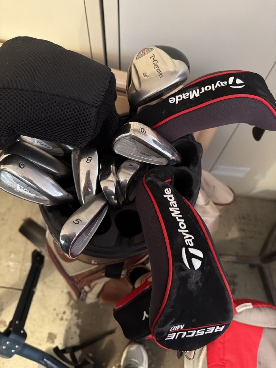 Taylor Made Mazze & Set: Golfschläger-Set mit Tasche und Roller – Usato da Glattbrugg venduto da Vintage94 1