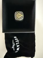 Herren Ring Freimaurer Symbol Grösse 9 neu