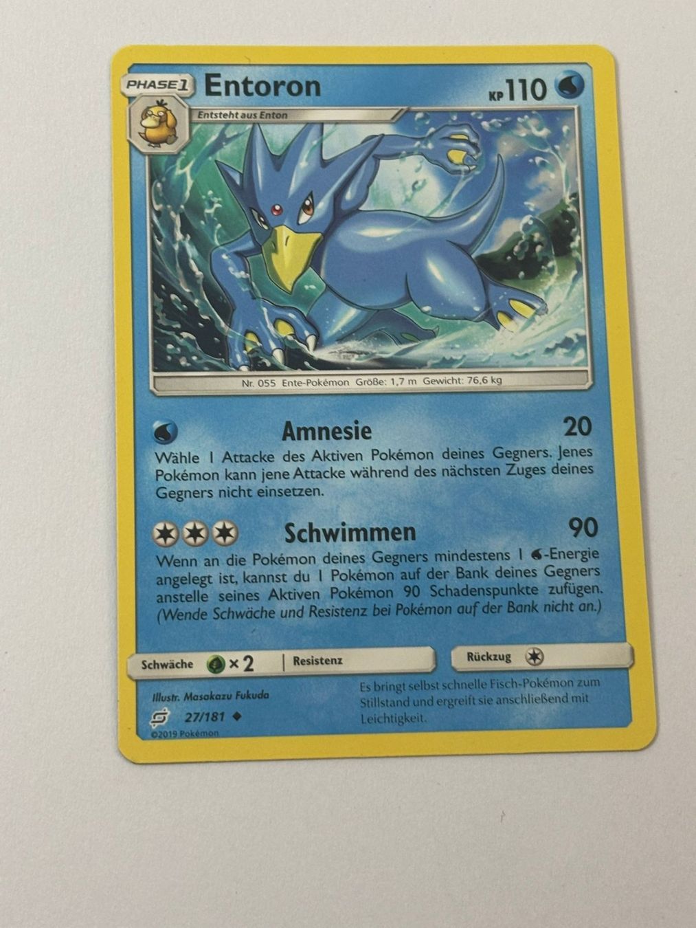 Pokémon Carte collezionabili: Pokemon-Karte Entoron 27/181 – Usato da Herisau venduto da Seyashop1