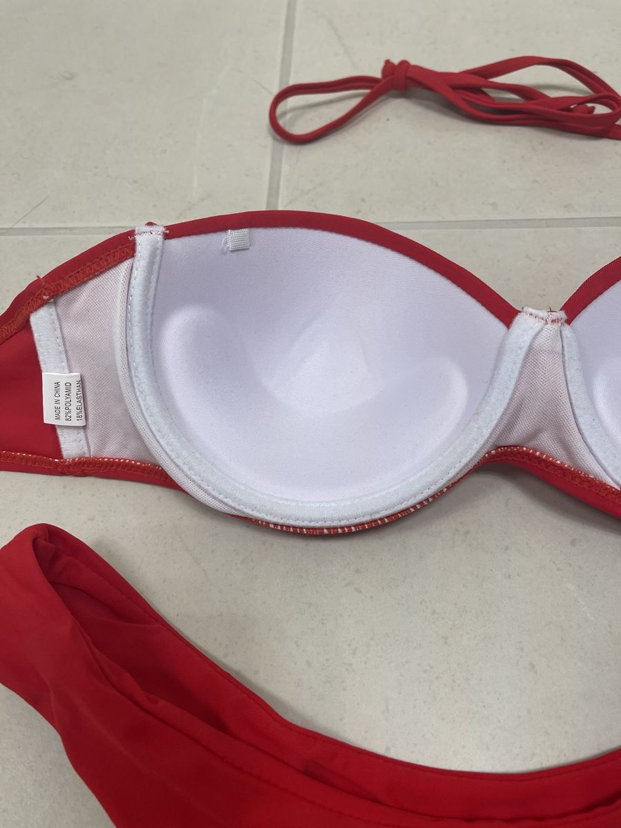 Costumi da bagno & Bikini: Neu Bikini in Rot mit Bügel Gr M – Nuovo e nell'imballaggio originale da Bassersdorf venduto da Sandy456 2