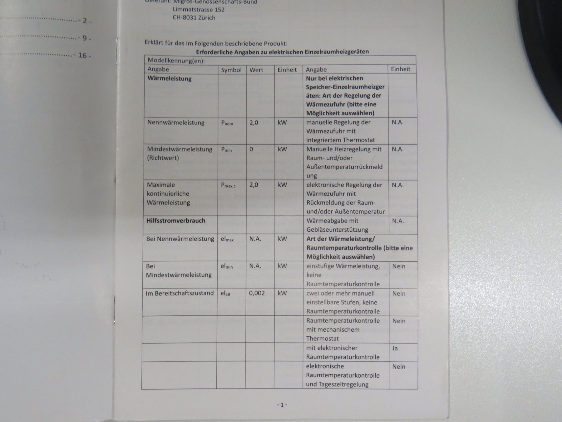 Heizgeräte: Heizlüfter, Lüfter – Gebraucht aus Küttigen von Rawlings 5