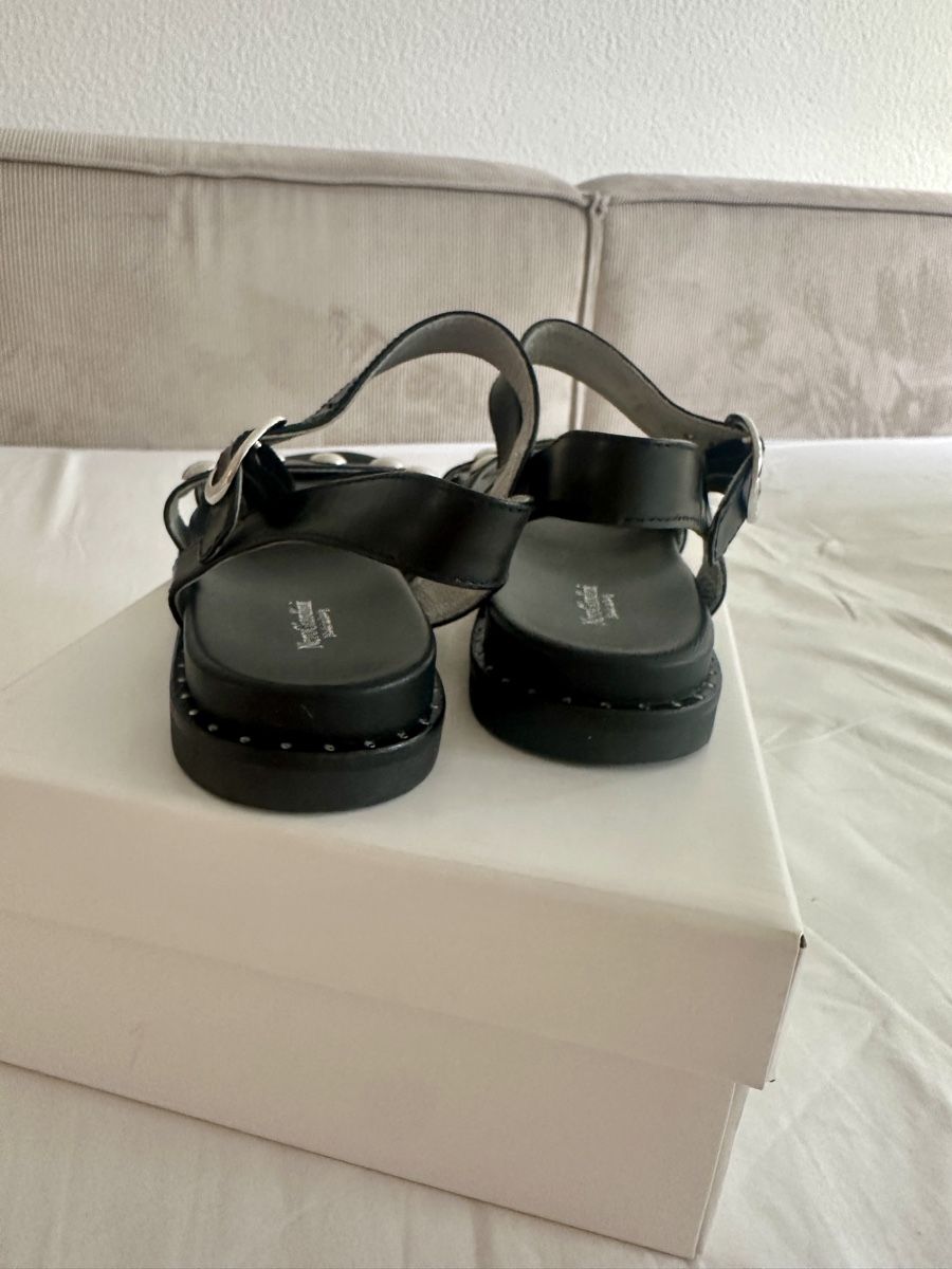 Chaussures femmes: Nero Giardini Sandalen Schwarz Leder – D'occasion à Zürich par aquaya01 2