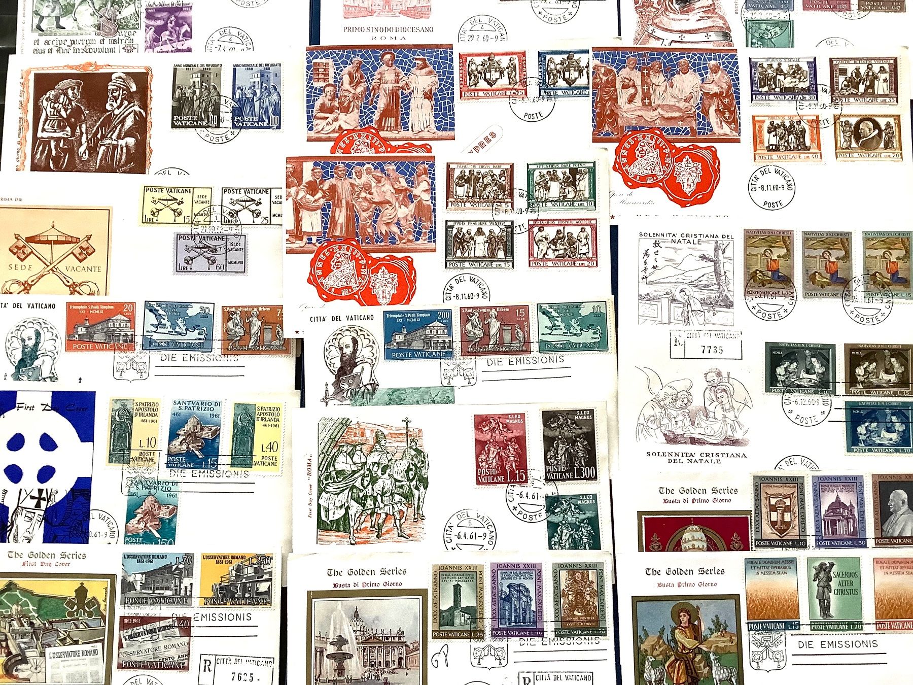 Tutti i francobolli: 1958 - 1962 / Vatikan Div.Illustr. FDC – Nuovo (secondo la descrizione) da Liestal venduto da Skunk02 2