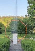Hochzeitsbogen Holz sechseckig