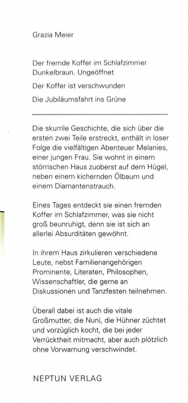 Libri: Der fremde Koffer im Schlafimmer – Nuovo (secondo la descrizione) da Sarnen venduto da Livres 2