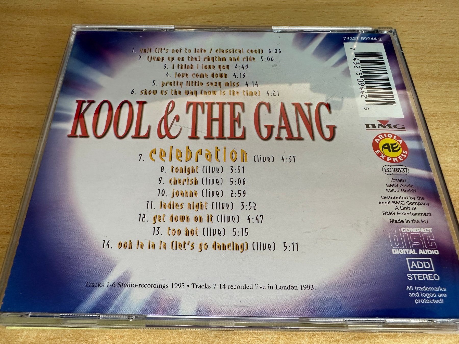 CD: J0 Kool & The Gang – Celebration – Usato da Rikon im Tösstal venduto da Alpenmutz 1