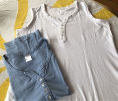 TOP-Duo, weiss+hellblau, Gr.40