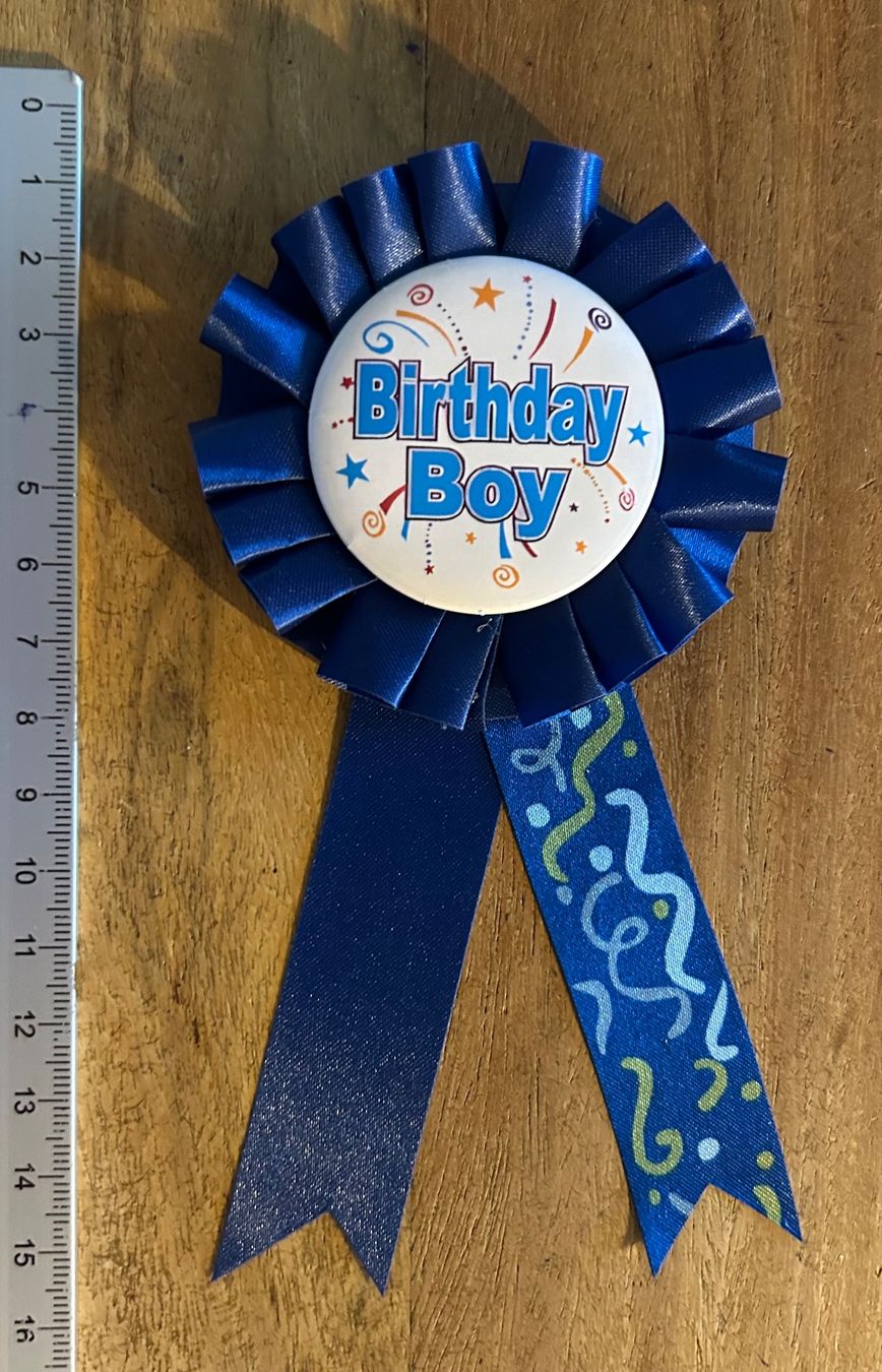 Placchette & Badge: Button Birthday Boy  - Anstecker Geburtstag, NEU – Nuovo e nell'imballaggio originale da Geneve venduto da vane267 2