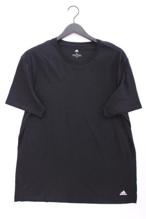Adidas T-Shirt Gr. XL Kurzarm schwarz