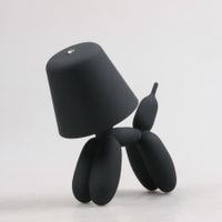 Ballonhund LED-Tischleuchte / Lampe 16x10x18 cm Schwarz