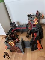 Playmobil Feuerburg Drachenburg mit Figuren gebraucht