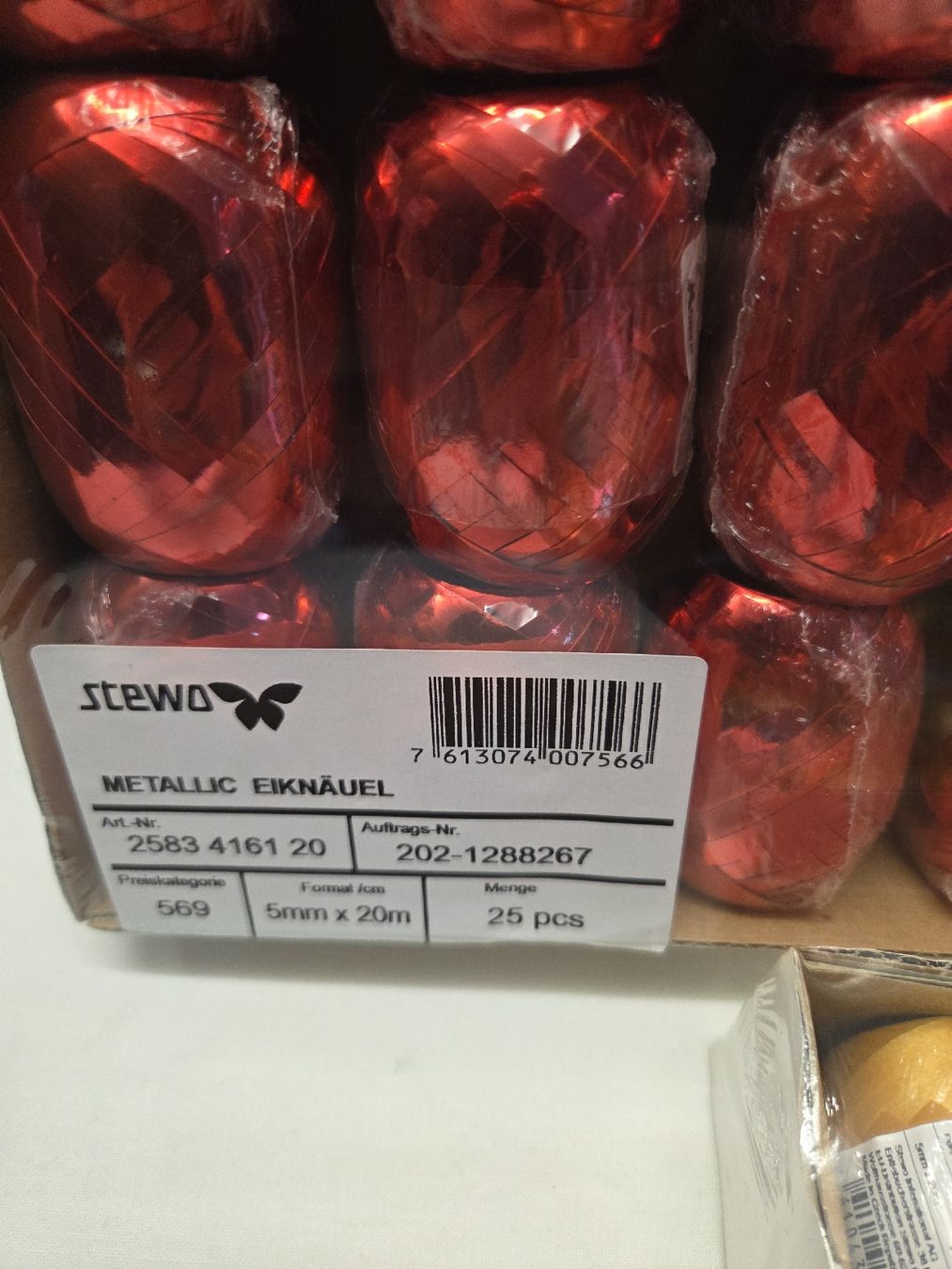 Dekobänder: Stewo Poly Eiknäuel Geschenkband  neu.. – Neu und originalverpackt aus Stans von Ducati16 2
