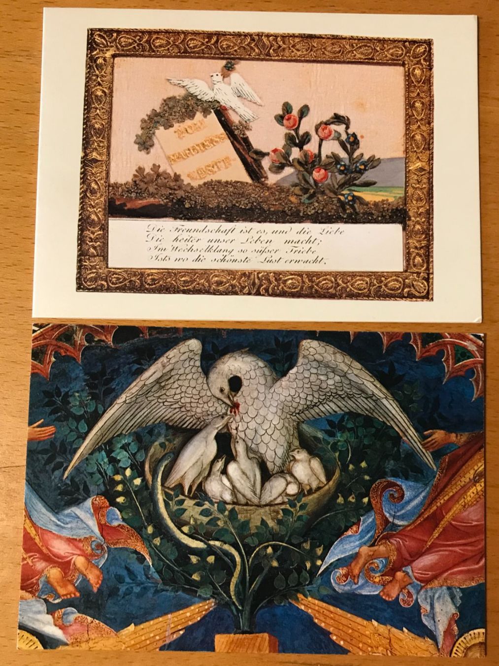 Cartoline postali: 2x Postkarten Taubenmotive – Usato da Luzern venduto da mey_s13