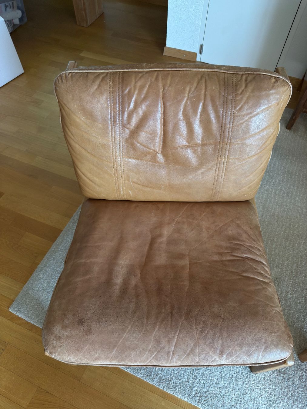 Sessel: Ledersessel Set + Hocker – Gebraucht aus Zürich von isabella_p 2