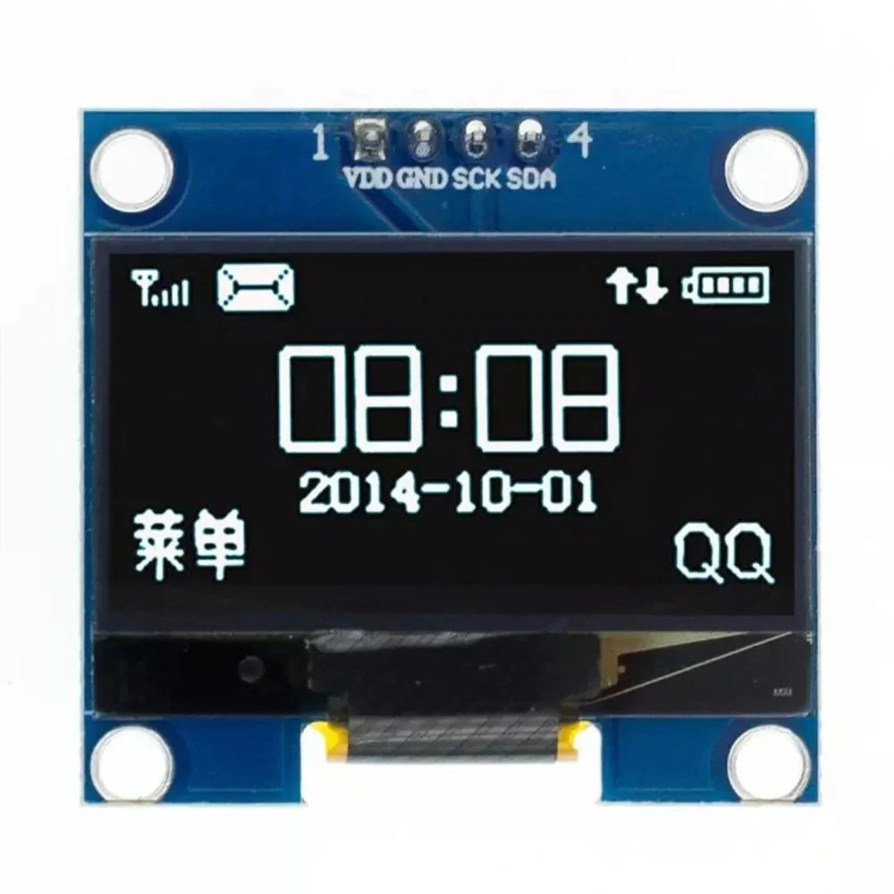 Elektronikbauteile: 1.3" OLED Modul I2C 128x64 (Weiss) – Neu und originalverpackt aus Luzern von MusikElektronikShop 1