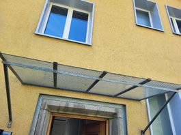 Glasvordach für Haustüre