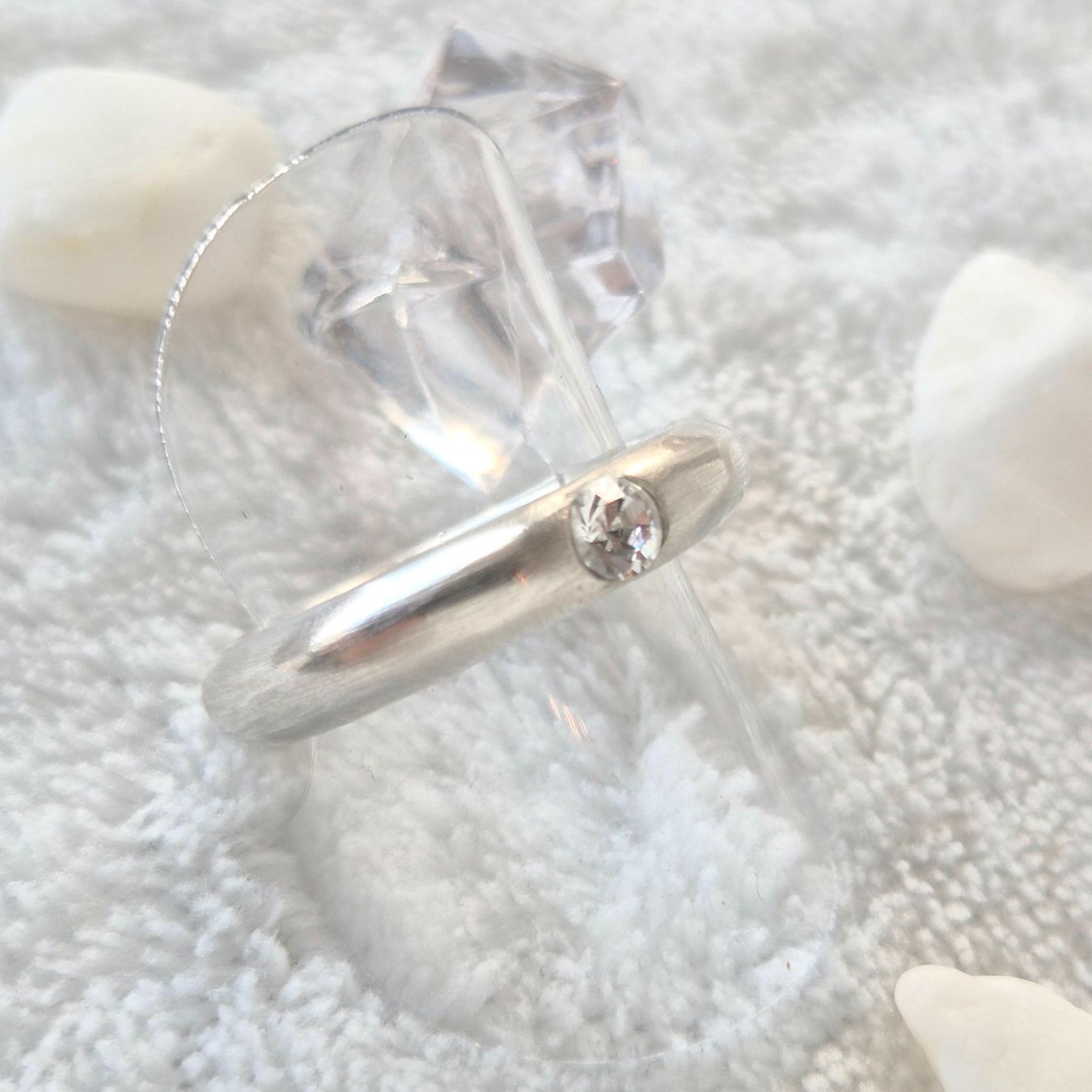 Swarovski Anelli: Ring  Silber 925  Swarovski  NEU – Nuovo e nell'imballaggio originale da Dielsdorf venduto da kumsch 2