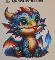 Geschenkidee: QuordlePuzzles Drachen Motiv neu