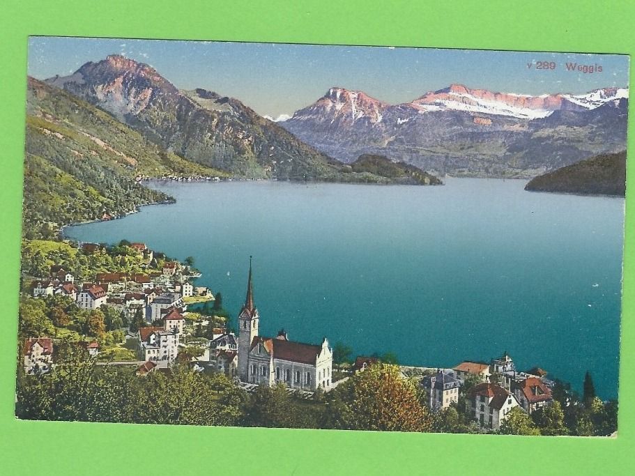 Ansichtskarten: Weggis – Gebraucht aus Zürich von t24_de