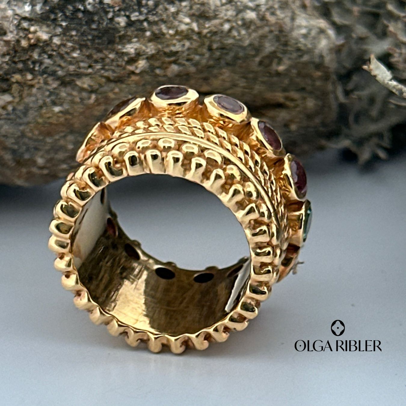 Olga Ribler Anelli: Statement Turmalin Silber Ring 925 Grösse 56 – Nuovo (secondo la descrizione) da Luzern venduto da Schmuckoutlet 5