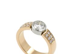 Brillant Solitär Ring 0.773ct VS1/G 18K Gelbgold *S2100