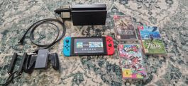 Nintendo Switch + 3 Spiele