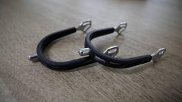 Sprenger Sporen 15mm Ultra Fit extra Grip silber schwarz