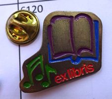 Pin ex Libris Buch Musik