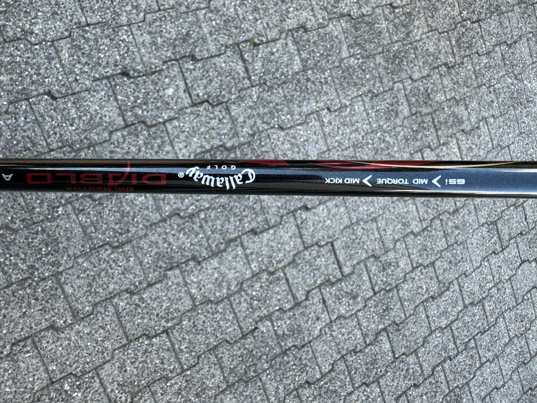 Callaway Mazze & Set: Callaway Big Bertha Diablo Eisen, Rechtshand – Usato da Thalwil venduto da Maricortin 3