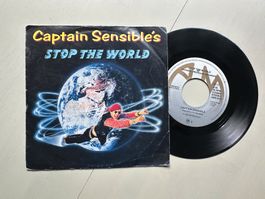 CAPTAIN SENSIBLE DAMNED tolle Single Stop the wor Punk Kult