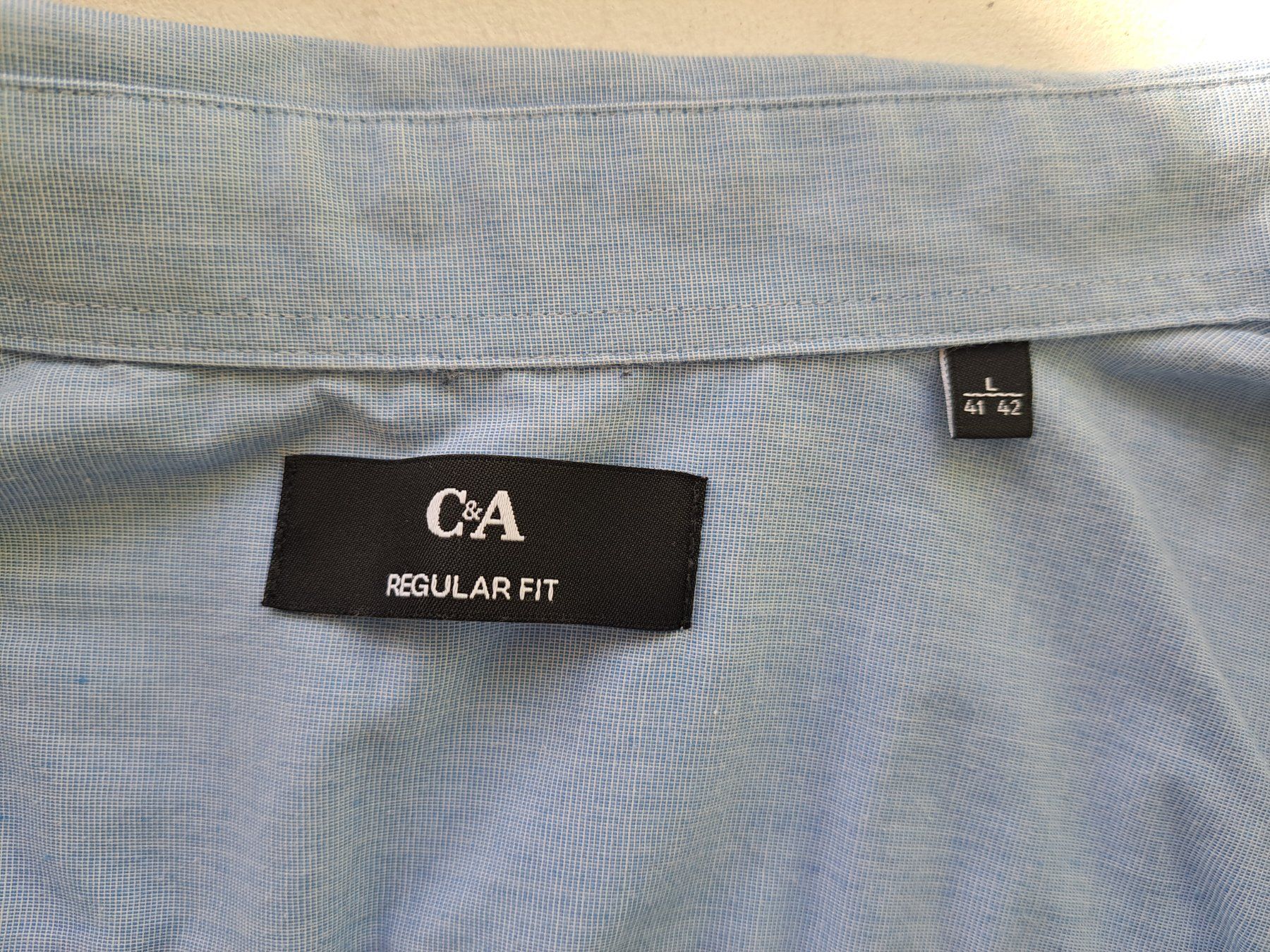 C&A Chemises: Sommerhemd hellblau Gr. L - Top Zustand – D'occasion à Volketswil par ronbons 4