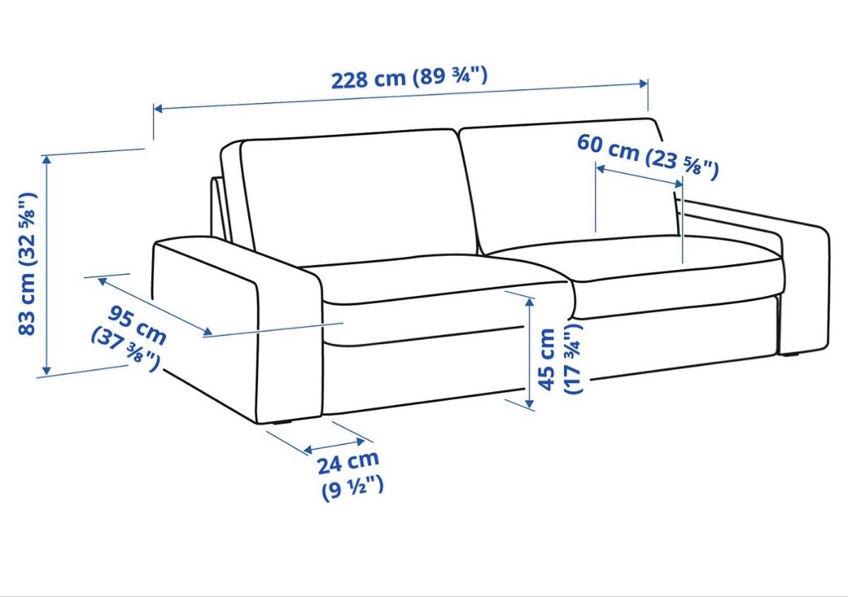 Ikea Divani: Sofa gemütlich, anthrazit KIVIK von Ikea – Usato da Lauenen b. Gstaad venduto da smrl 3