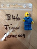 Lego-Figur   game004	 Jacket Blue - Sunglasses, Blue Le /B46